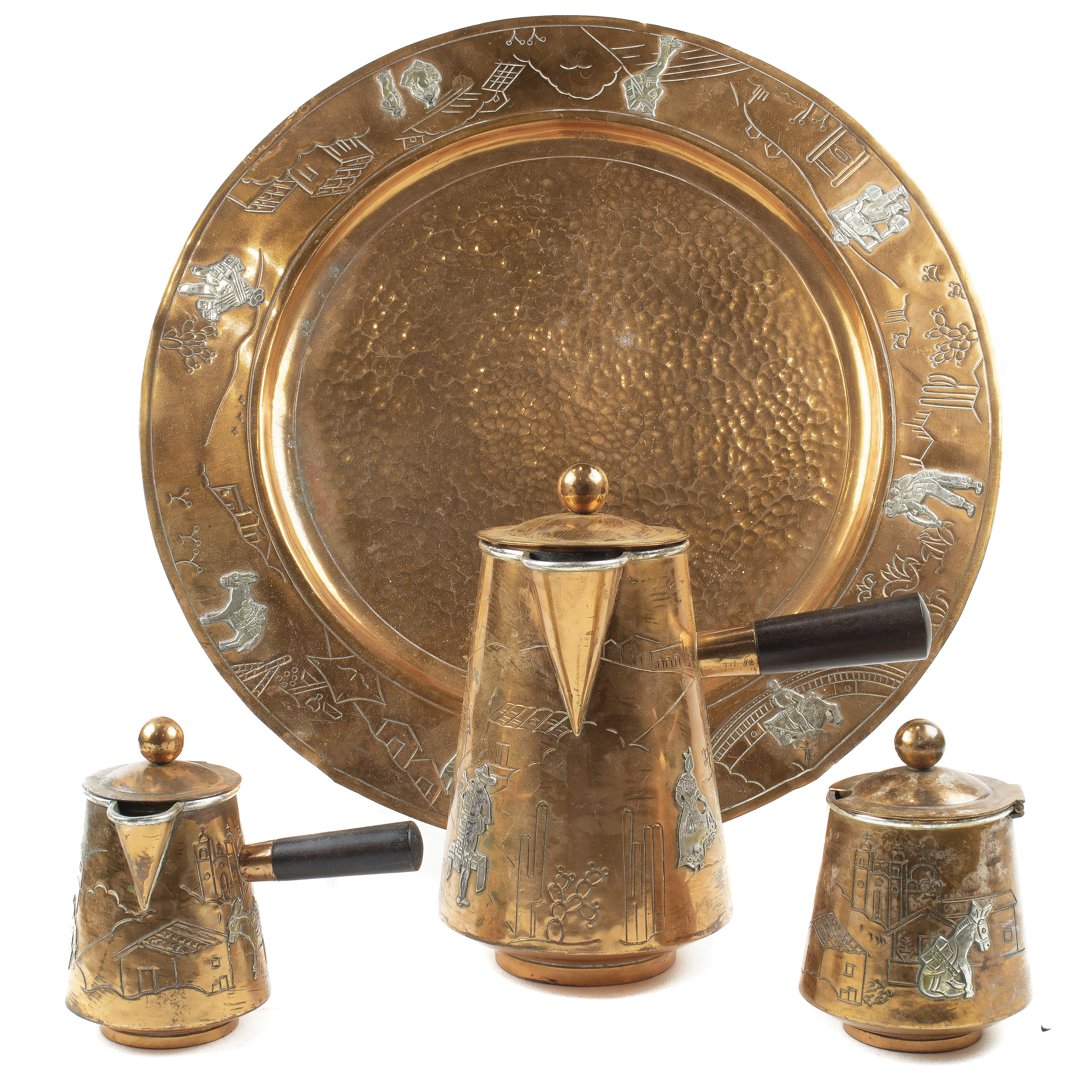 VICTORIA TAXCO SILVER OVERLAY ON