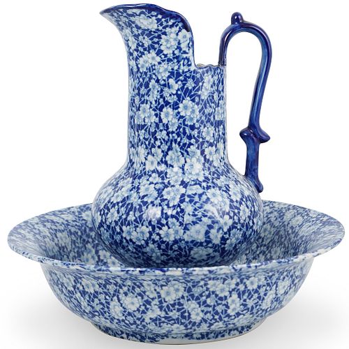 VICTORIA WARE FLORAL DISH &