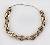VICTORIAN 10KT GOLD ANCHOR LIN