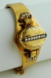 VICTORIAN 12K YELLOW GOLD AND