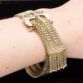 VICTORIAN 14K GOLD BRACELET<br