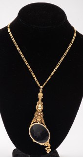VICTORIAN 14K GOLD LORGNETTE R