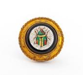 VICTORIAN 14K MICRO MOSAIC SCA