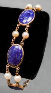 VICTORIAN 14K YELLOW GOLD LAPI