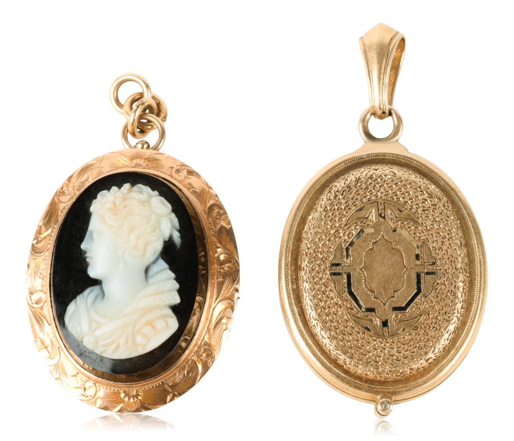VICTORIAN 14K YELLOW GOLD LOCKET
