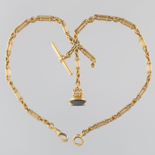 VICTORIAN 18K ROSE GOLD DOUBLE