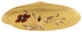 VICTORIAN 18KT GOLD ENAMEL DIA