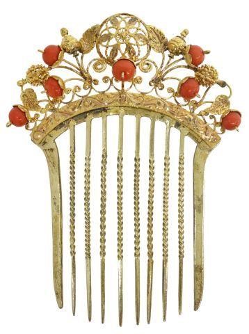 VICTORIAN 18KT YELLOW GOLD &
