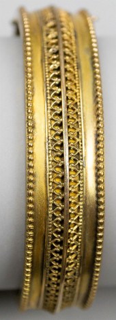 VICTORIAN 9CT GOLD BANGLEVICTO