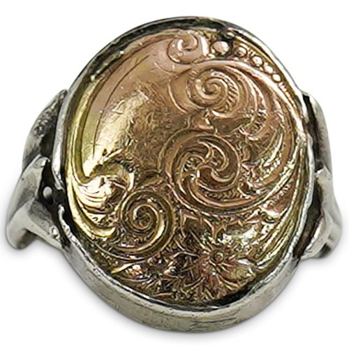 VICTORIAN 9K GOLD & SILVER