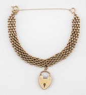VICTORIAN 9KT GOLD BRACELET WI