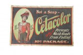 VICTORIAN ADVERTISING BANNER.