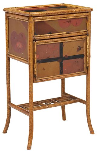 VICTORIAN AESTHETIC JAPANNED BAMBOO