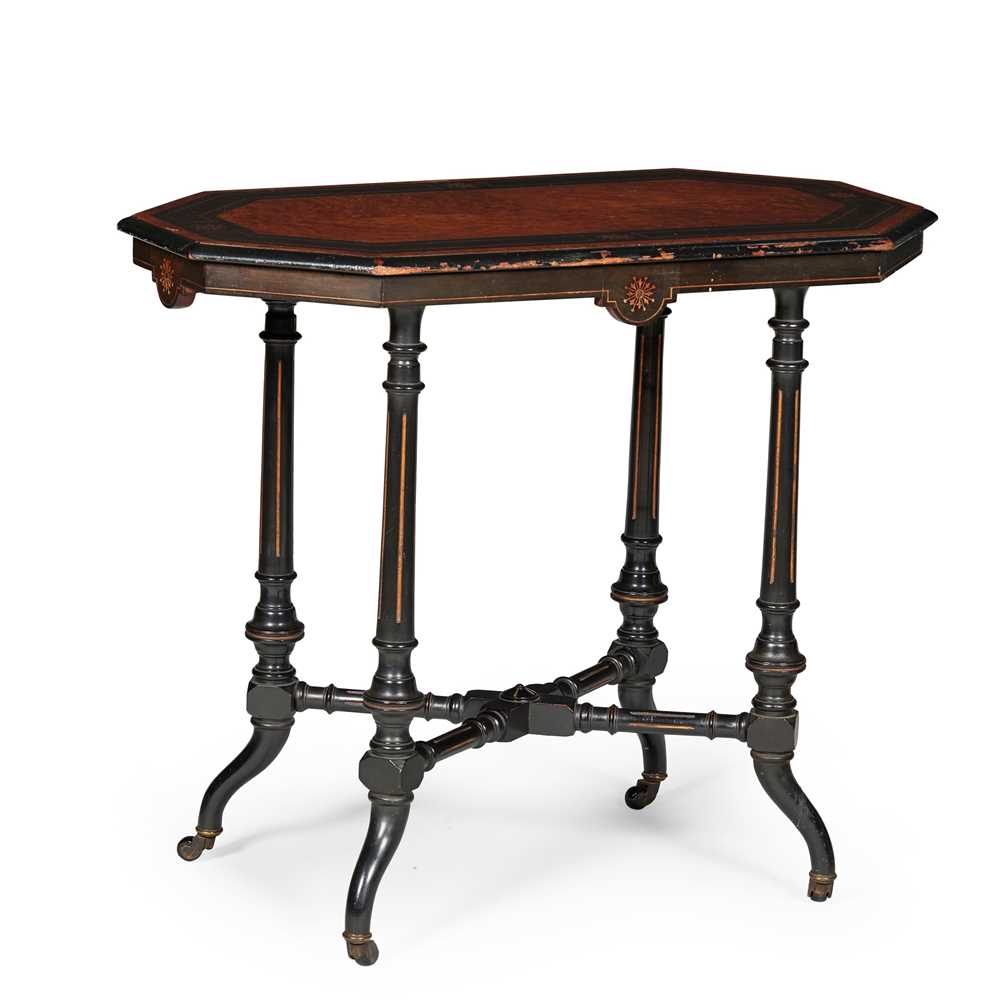 VICTORIAN AESTHETIC PERIOD AMBOYNA,