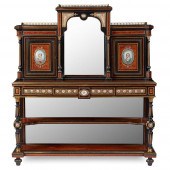 VICTORIAN AMBOYNA, EBONISED, P