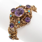 VICTORIAN AMETHYST, TURQUOISE,