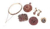 VICTORIAN AND VINTAGE GARNET J