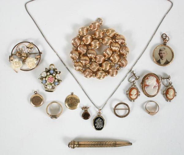 Victorian and vintage jewelry lot