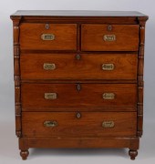 VICTORIAN ANGLO-INDIAN TEAK CA