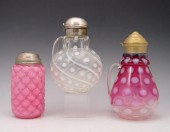 VICTORIAN ART GLASS 2 SYRUPS A