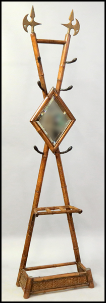 VICTORIAN BAMBO HALLTREE. H: 96''