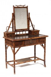 VICTORIAN BAMBOO DRESSING TABL