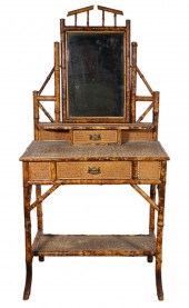 VICTORIAN BAMBOO DRESSING TABL