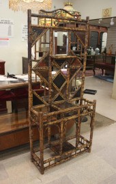 VICTORIAN BAMBOO HALLSTAND, EN