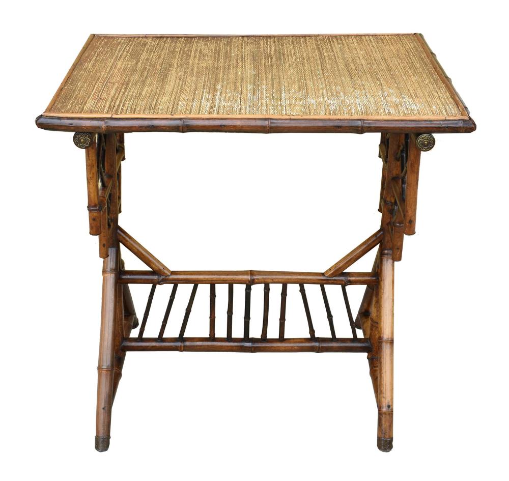VICTORIAN BAMBOO SIDE TABLECirca