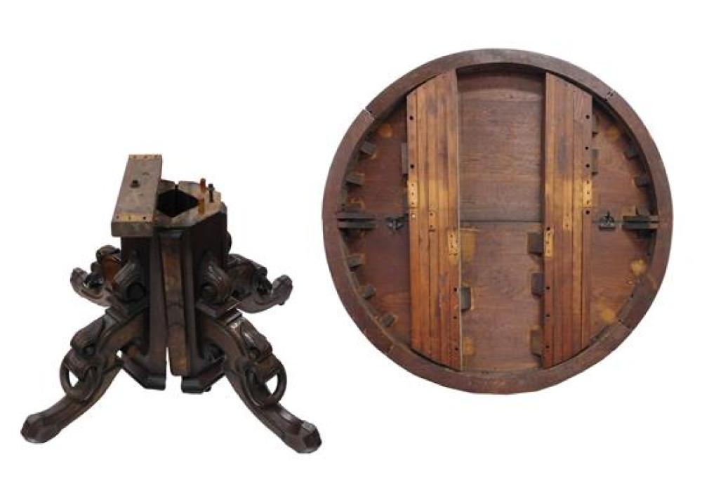 VICTORIAN BANQUET TABLE, LATE