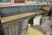 VICTORIAN BAR BACK WITH MIRROR