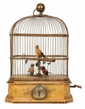 VICTORIAN BIRDCAGE AUTOMATON C