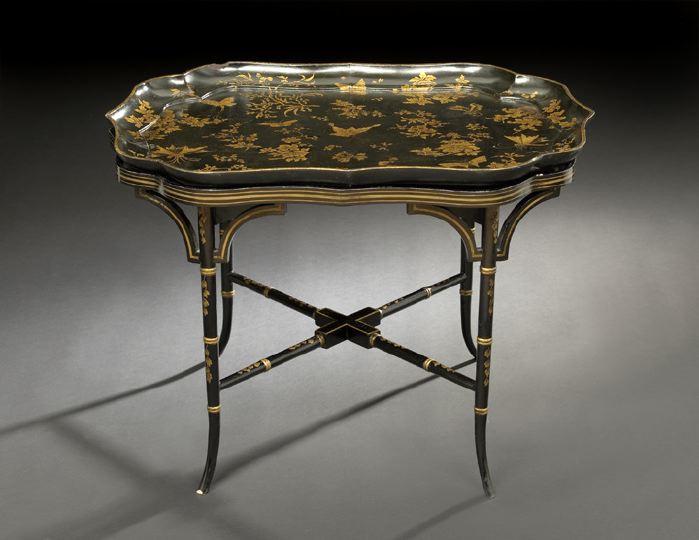 Victorian Black-Lacquered