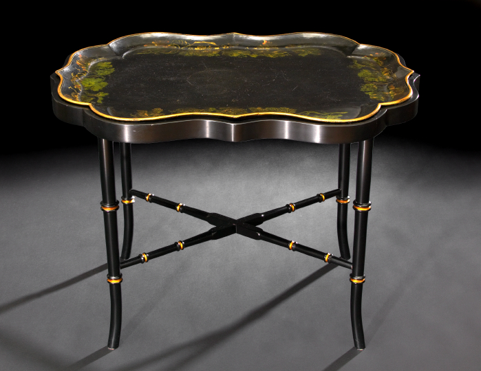 Victorian Black-Lacquered
