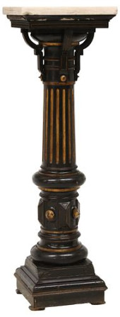 VICTORIAN BLACK-PAINTED &AMP;