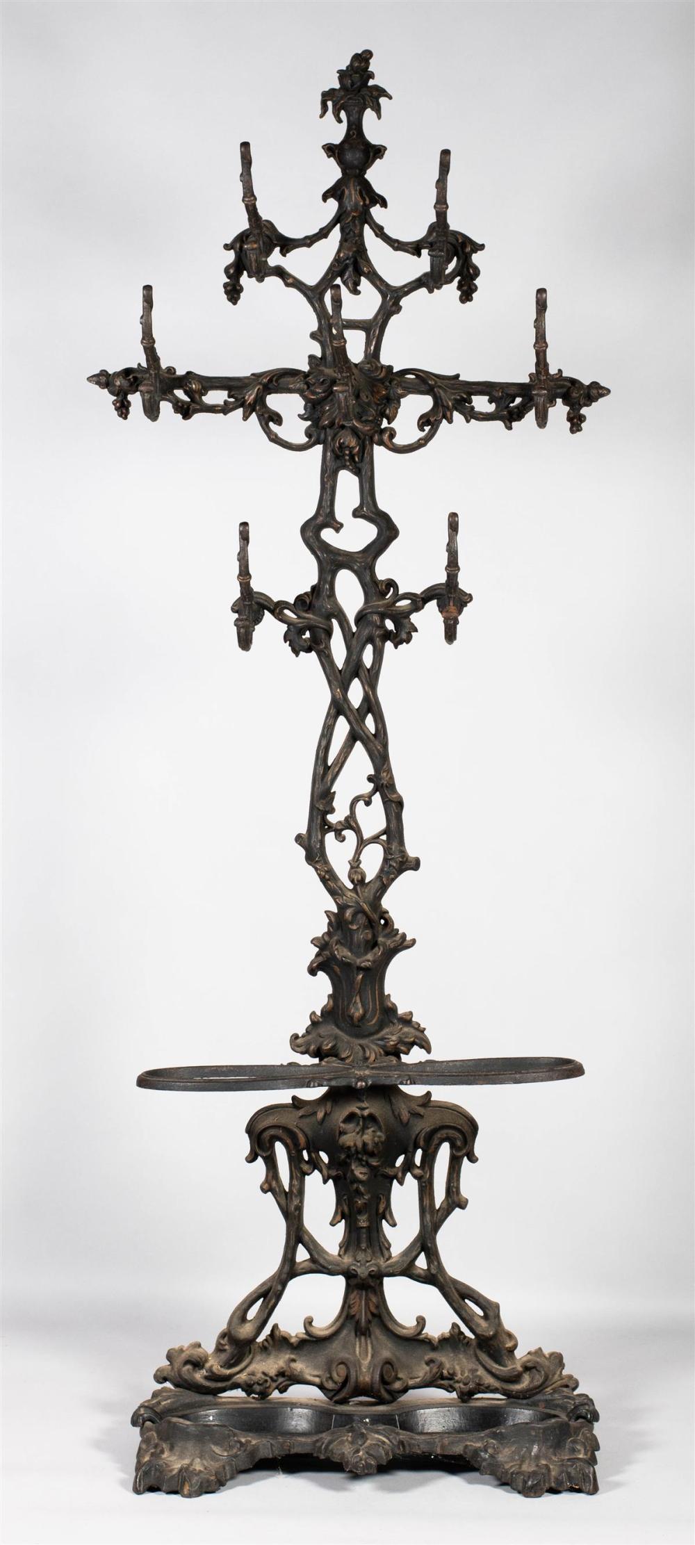 VICTORIAN BLACK PAINTED CAST IRON