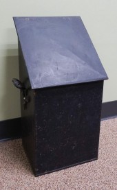 VICTORIAN BLACK PAINTED METAL