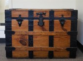 VICTORIAN BLACK PAINTED METAL