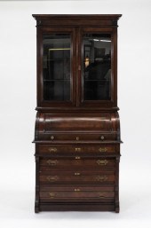 VICTORIAN BLACK WALNUT & BURL