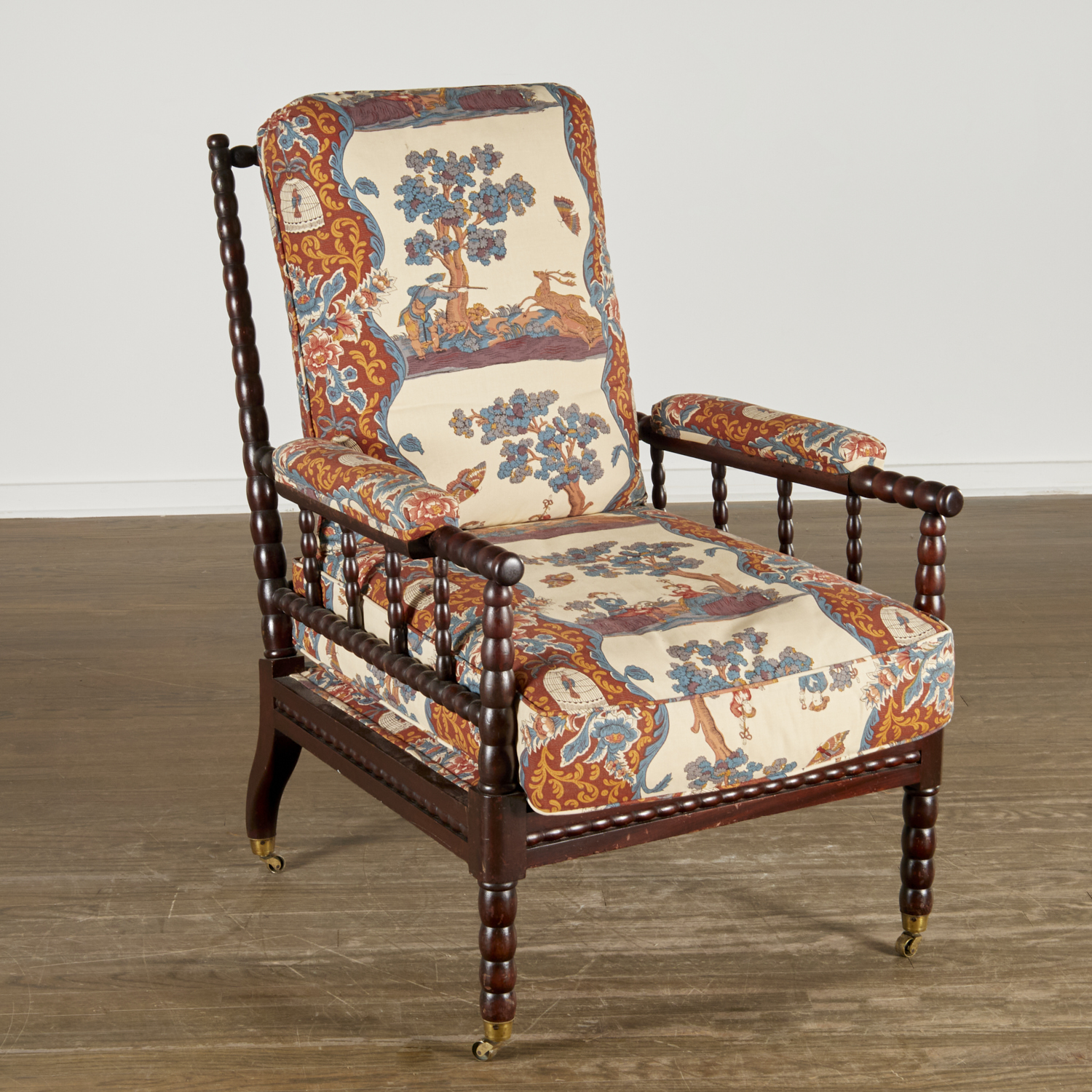 VICTORIAN BOBBIN-TURNED ARMCHAIR,