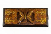 VICTORIAN BRASS BOUND BURLWOOD