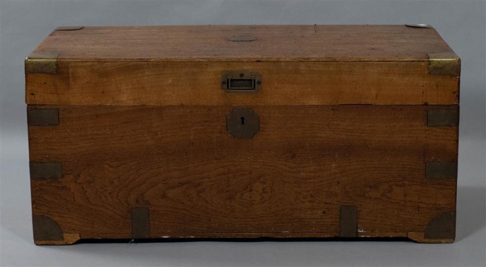 VICTORIAN BRASS BOUND MAHOGANY