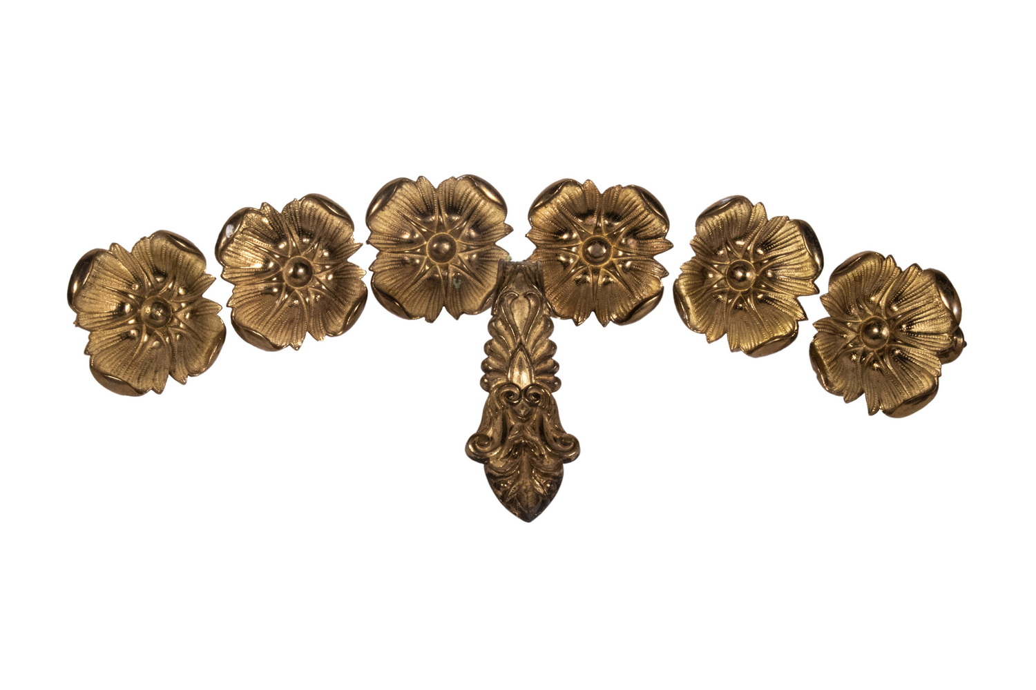 VICTORIAN BRASS CURTAIN TIE-BACKS