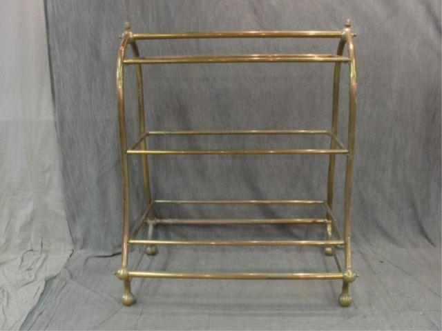 Victorian Brass Etagere. Believed