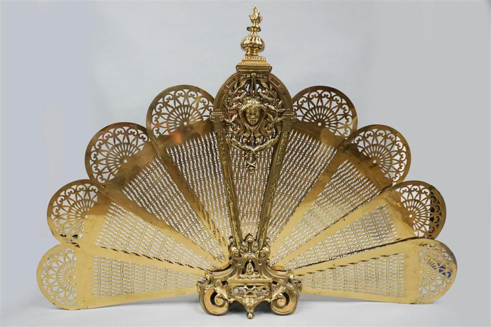 VICTORIAN BRASS FAN