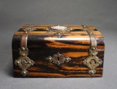 VICTORIAN BRASS MOUNTED CALAMA