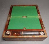 VICTORIAN BRASS MOUNTED MAHOGA
