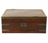 VICTORIAN BRASS-MOUNTED ROSEWO