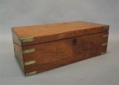 VICTORIAN BRASS MOUNTED WALNUT