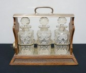VICTORIAN BRASS MOUNTED WOOD T